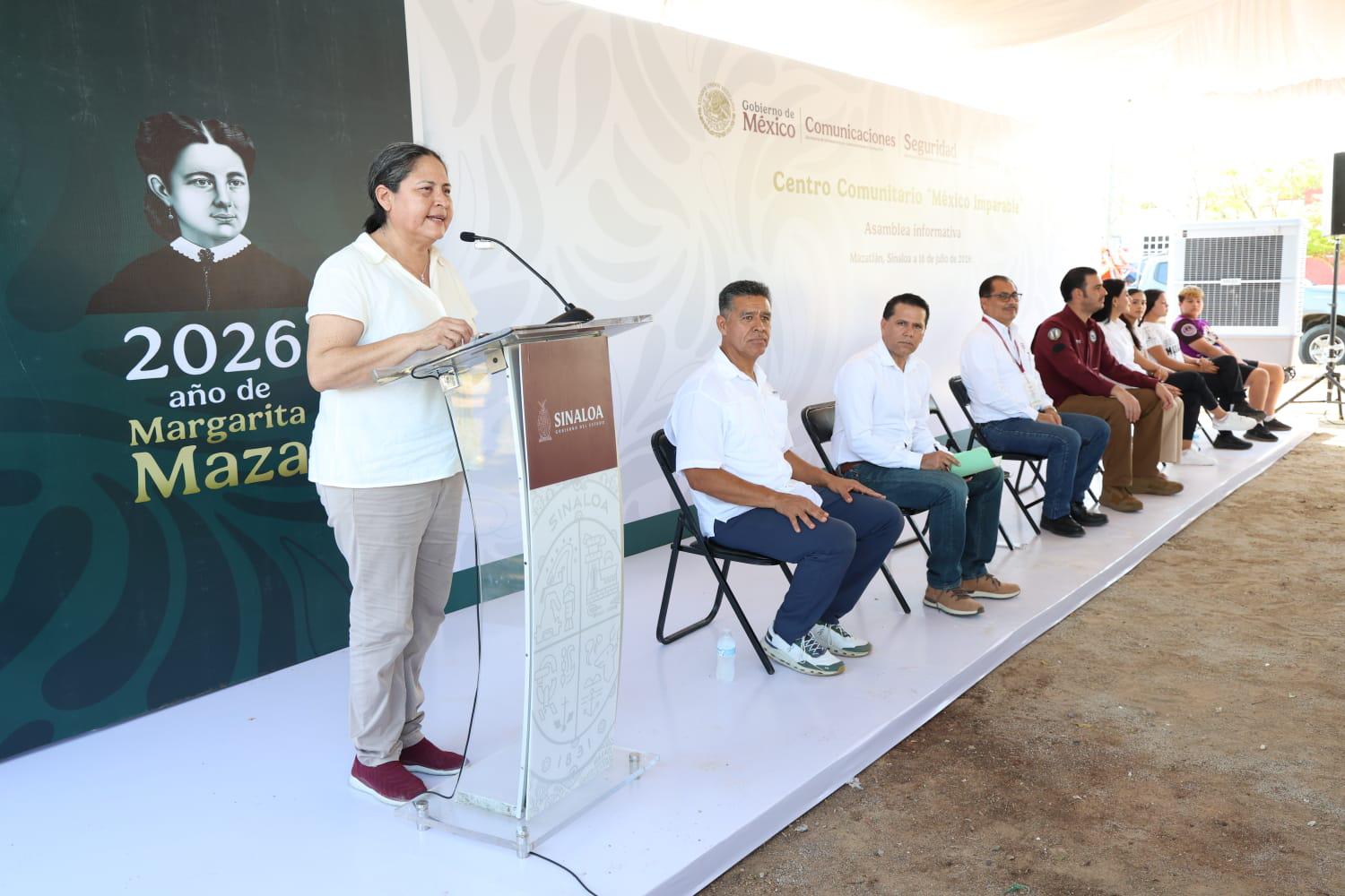 $!Inician construcción del Centro Comunitario ‘México Imparable’ en Mazatlán