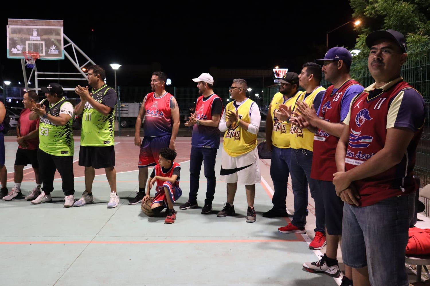 $!Abre nueva temporada la Liga de Baloncesto del Parque Lineal