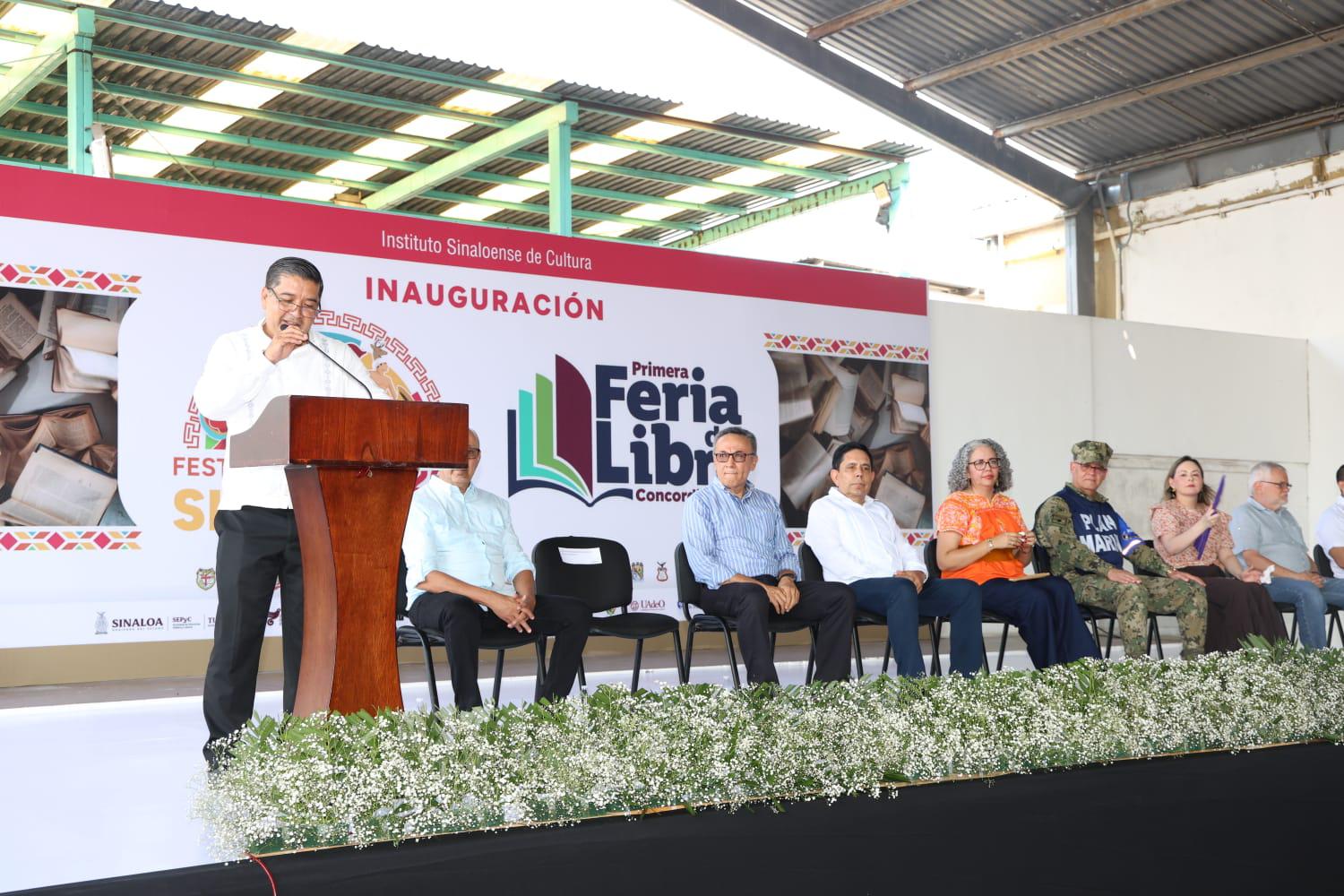 $!Inaugura Gobernadora Festival Cultural Sinaloa 2026 y Primera Feria del Libro de Concordia