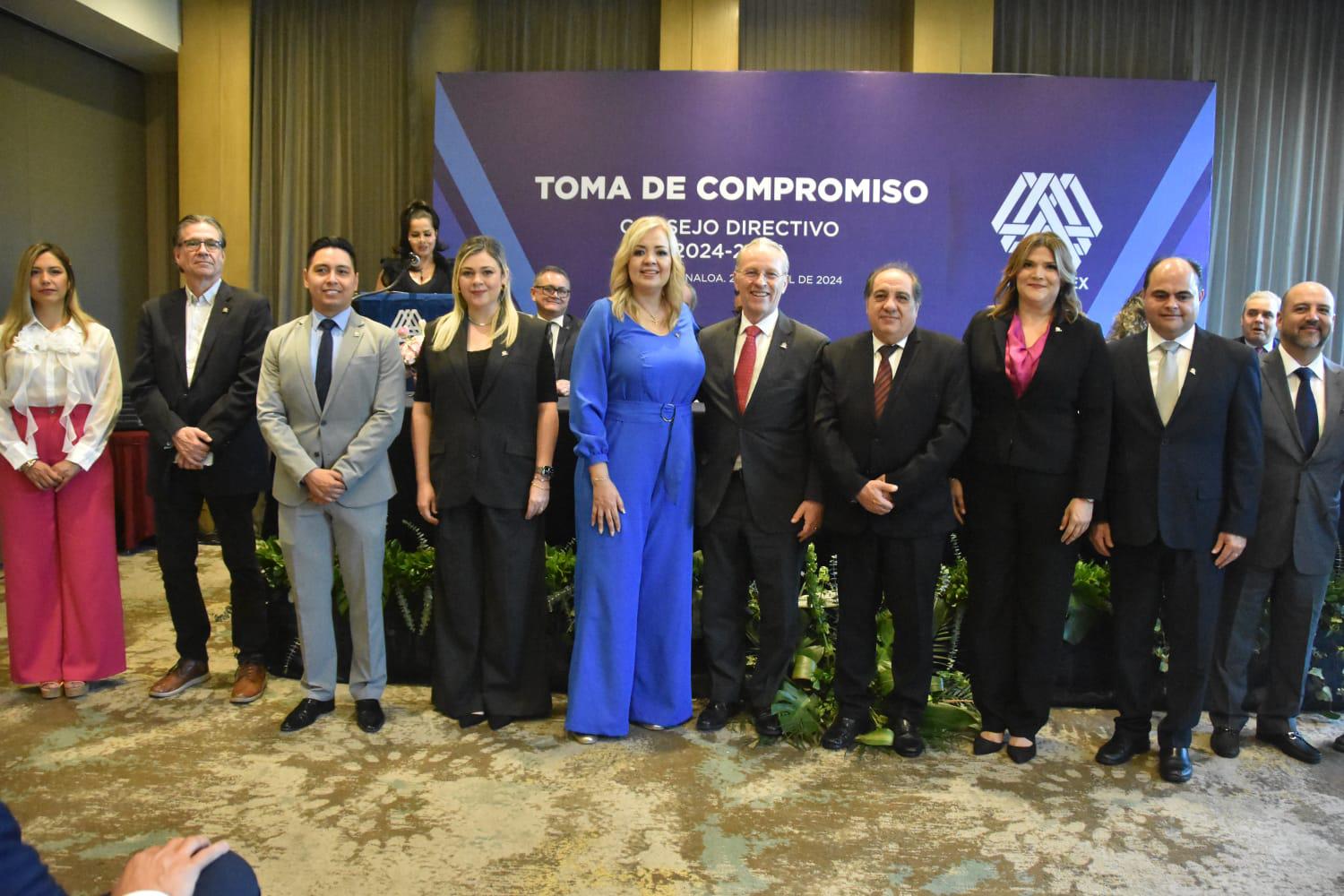 $!Martha Elena Reyes Zazueta asume la presidencia de Coparmex Sinaloa