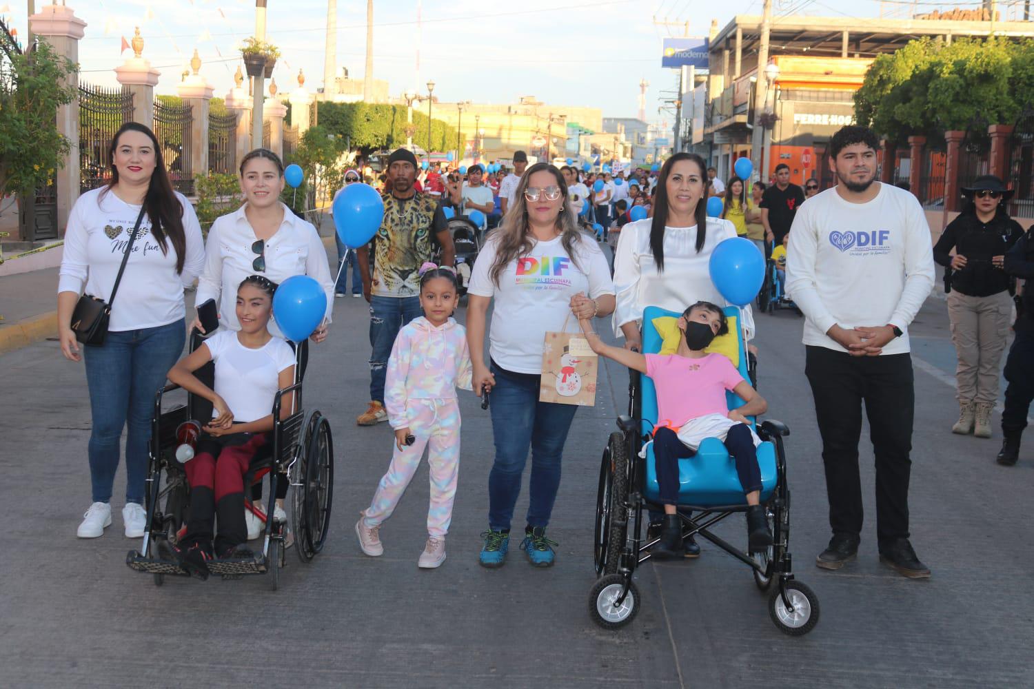 $!Con carrera conmemoran el Día Mundial de las Personas con Discapacidad en Escuinapa