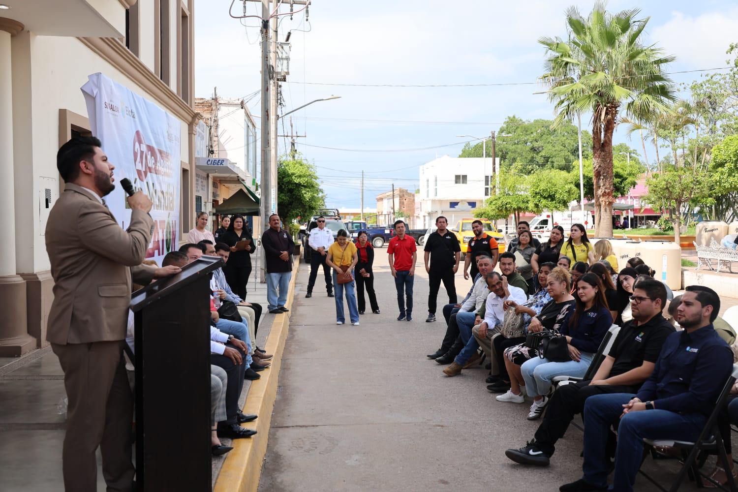 $!Conmemoran el Día Mundial del Peatón en Elota con campaña de respeto, prevención y responsabilidad
