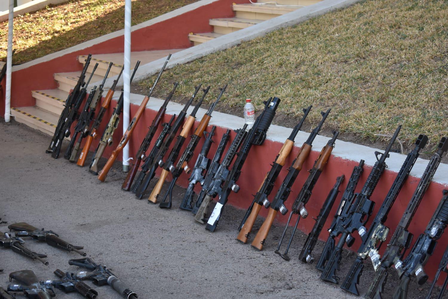 $!Destruye Ejército más de 250 armas decomisadas y donadas en campañas