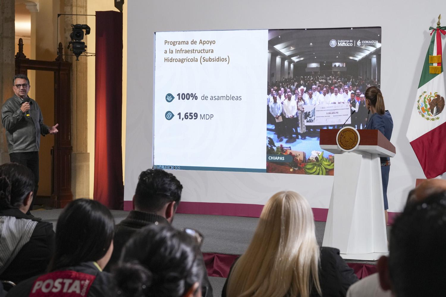 $!Presenta Conagua programa de tecnificación del campo