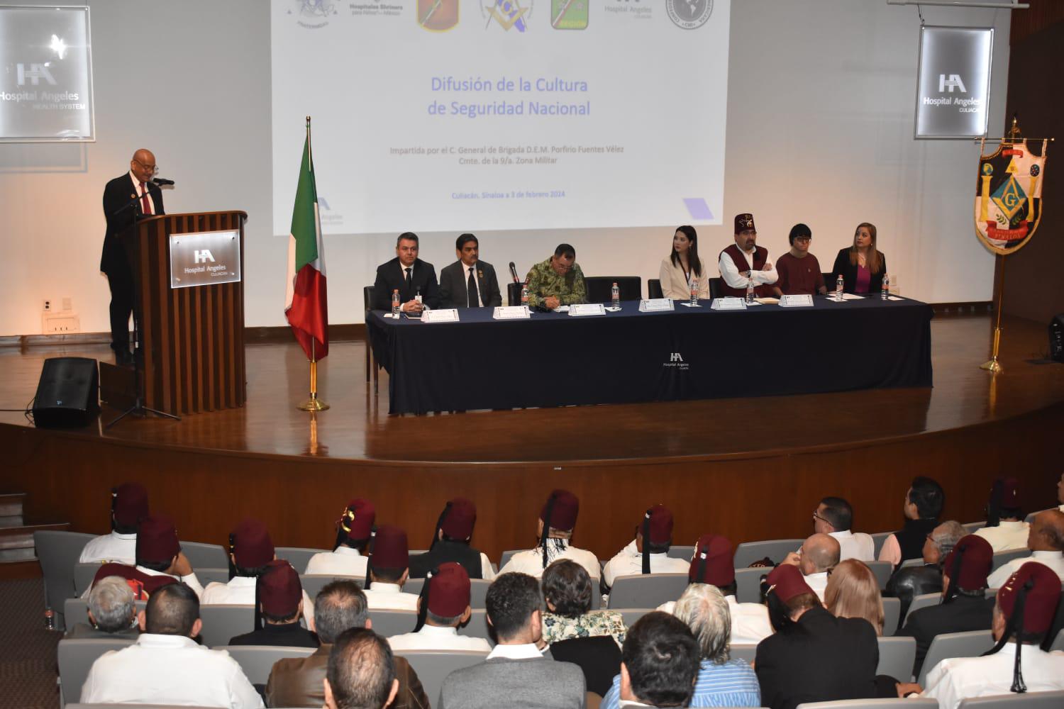$!Exponen la importancia de la Seguridad Nacional en Hospital Ángeles