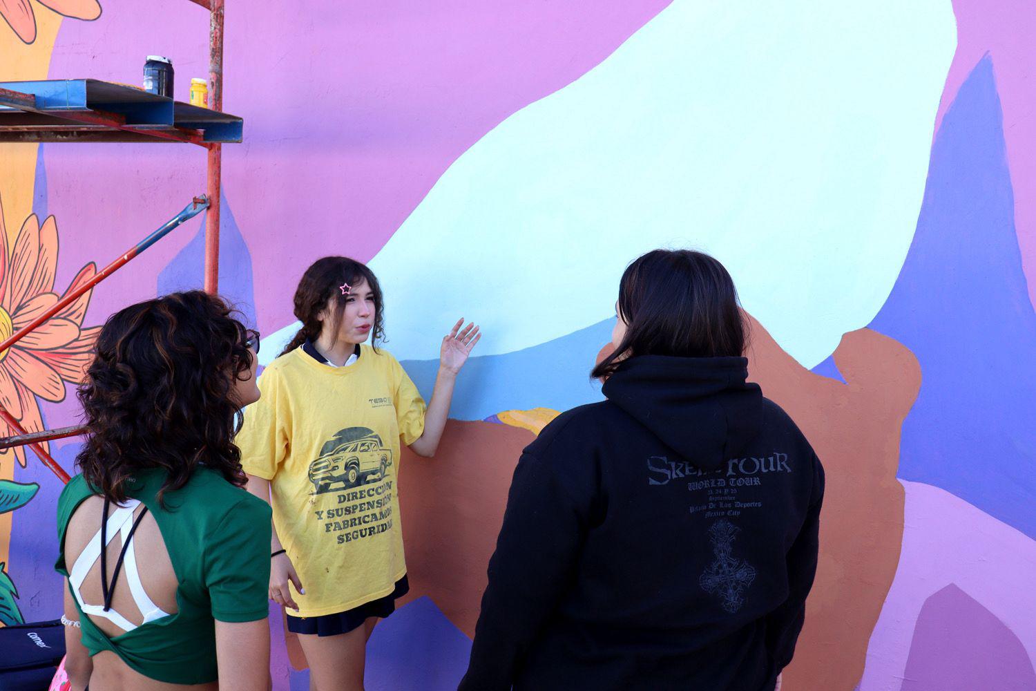 $!Renueva mural la preparatoria Emiliano Zapata de la UAS