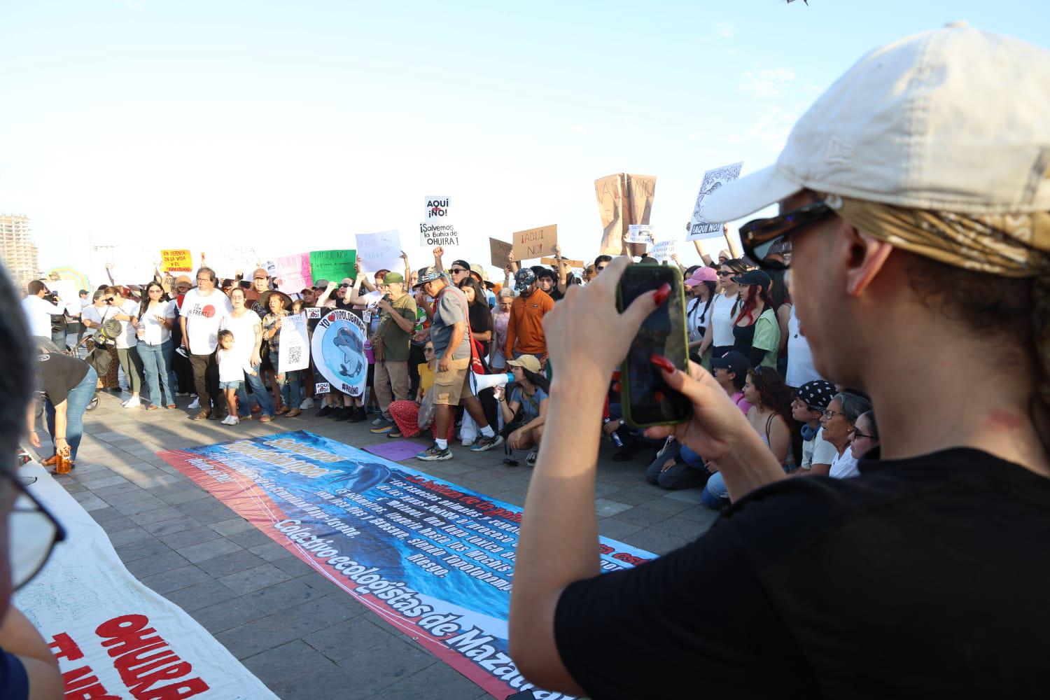 $!Alzan la voz en Mazatlán contra plantas de amoniaco y metanol en Ohuira y Topolobampo