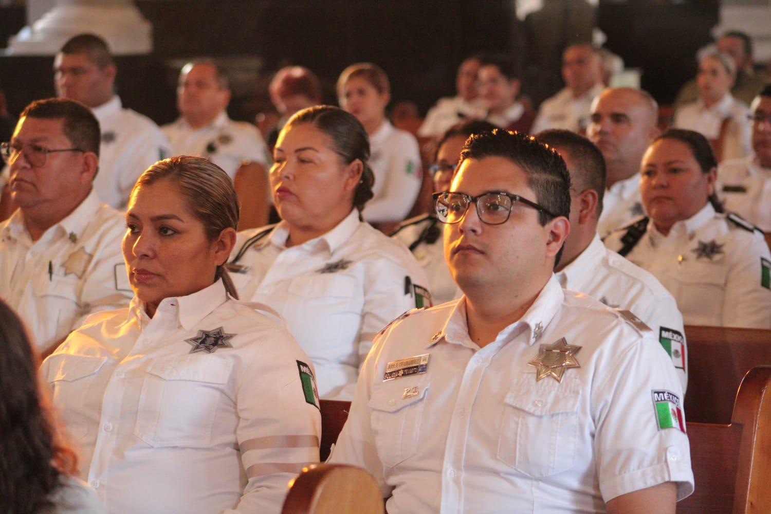 $!Agentes de Tránsito de Mazatlán celebran su día con misa