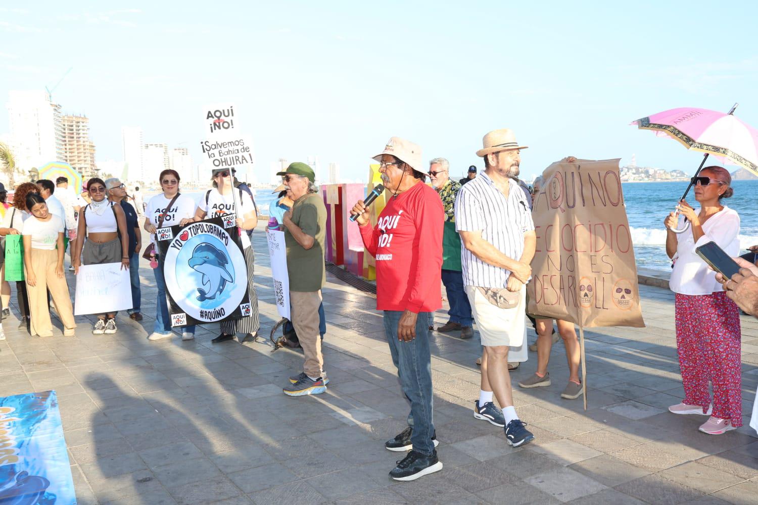 $!Alzan la voz en Mazatlán contra plantas de amoniaco y metanol en Ohuira y Topolobampo