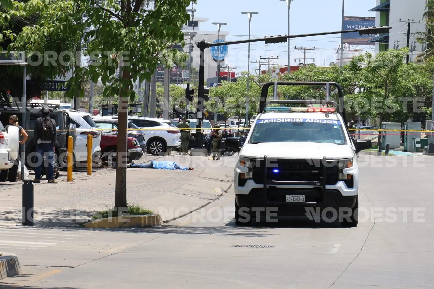 $!Otro ataque armado en Mazatlán cerca de la Zona Dorada; hay un muerto