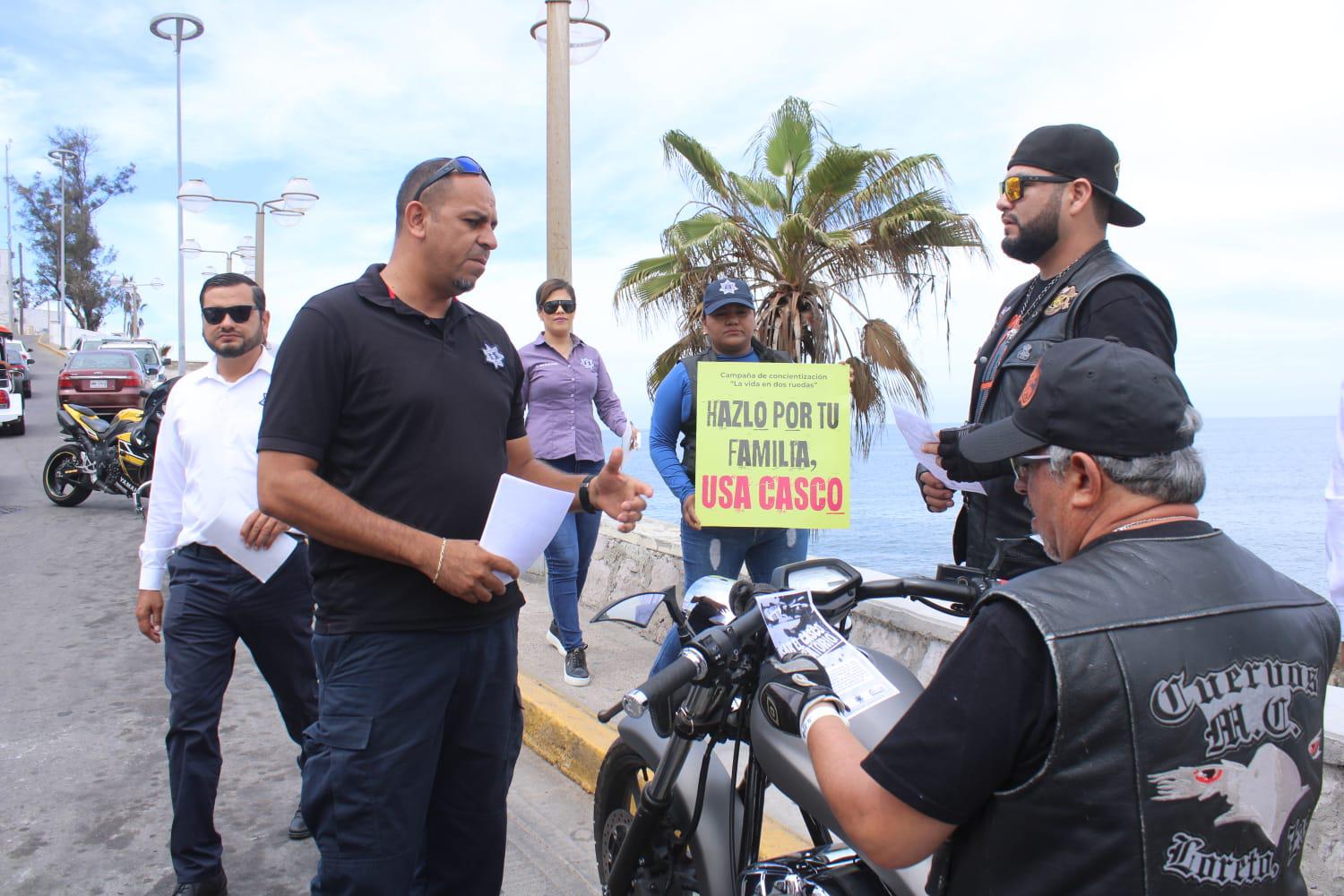 $!Llaman a motociclistas a respetar la ley y no realizar acrobacias en las calles