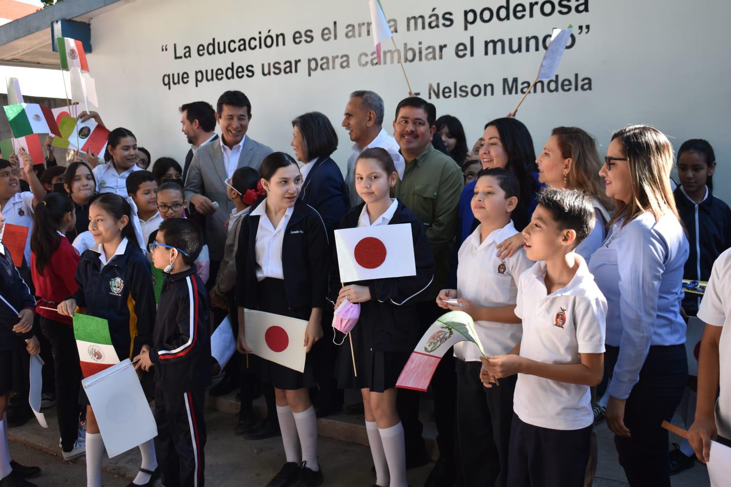 $!Japón dona a Culiacán más de $400 mil para construir lavamanos en escuelas