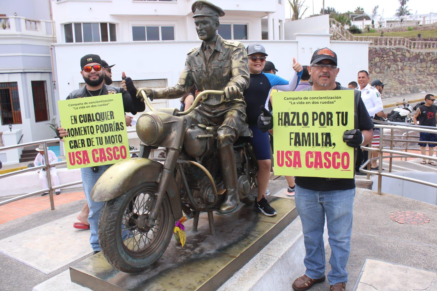 $!Llaman a motociclistas a respetar la ley y no realizar acrobacias en las calles