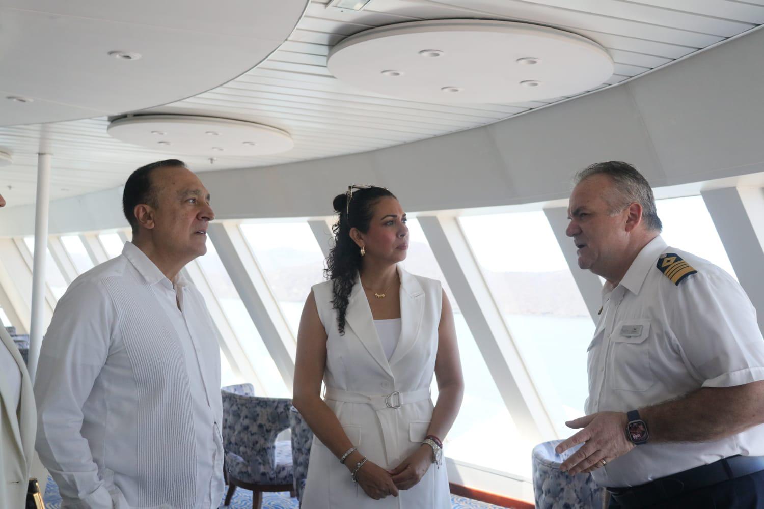 $!Por primera vez llega a Topolobampo el crucero Odyssey