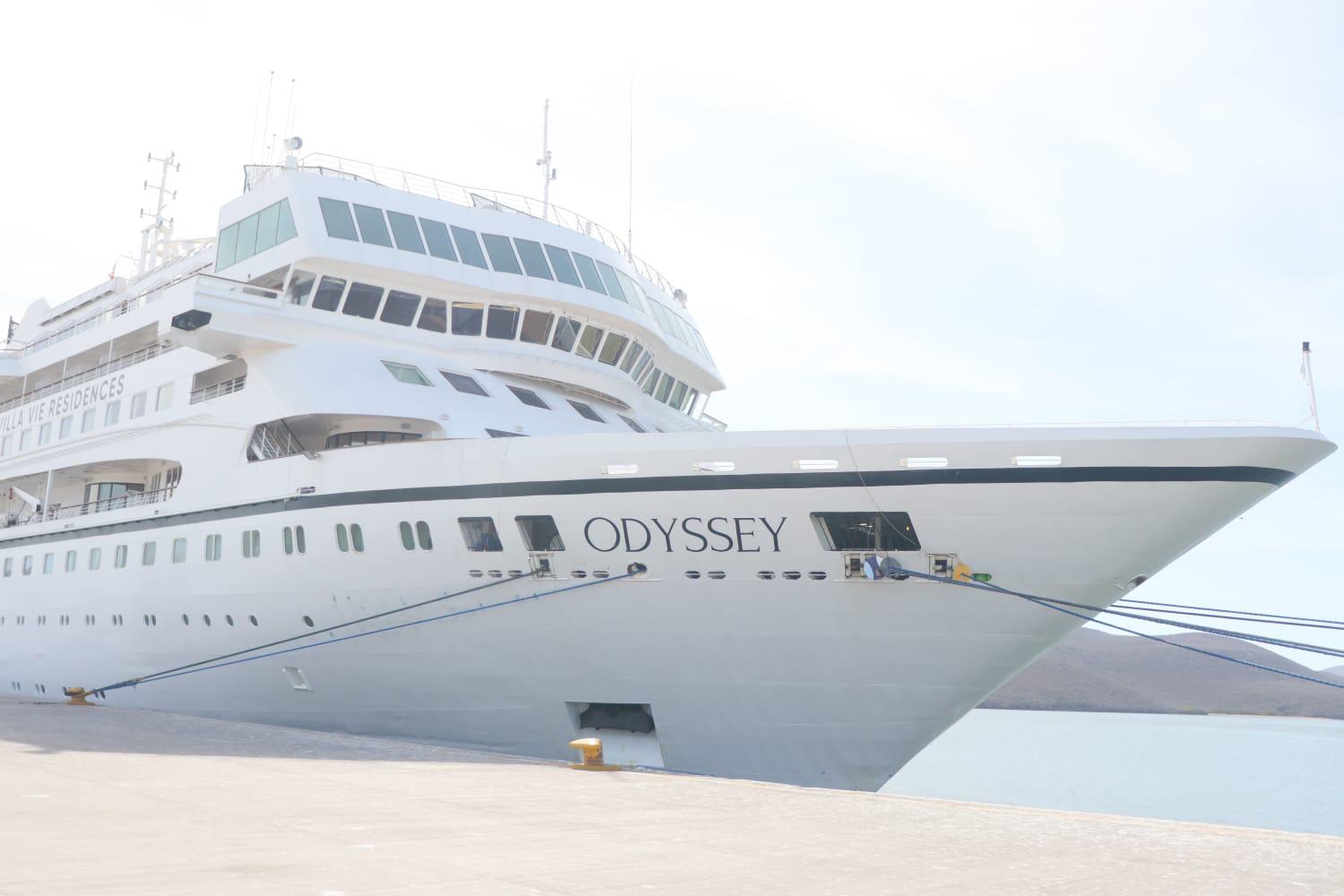 $!Por primera vez llega a Topolobampo el crucero Odyssey