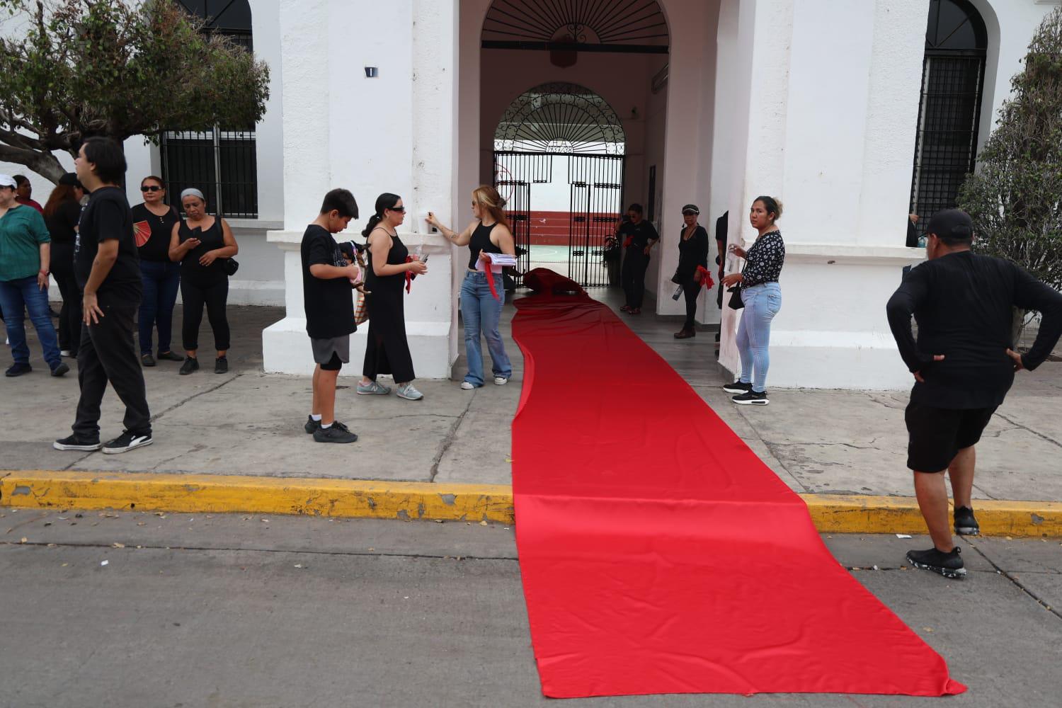 $!Con marcha, reclaman paz por Escuinapa
