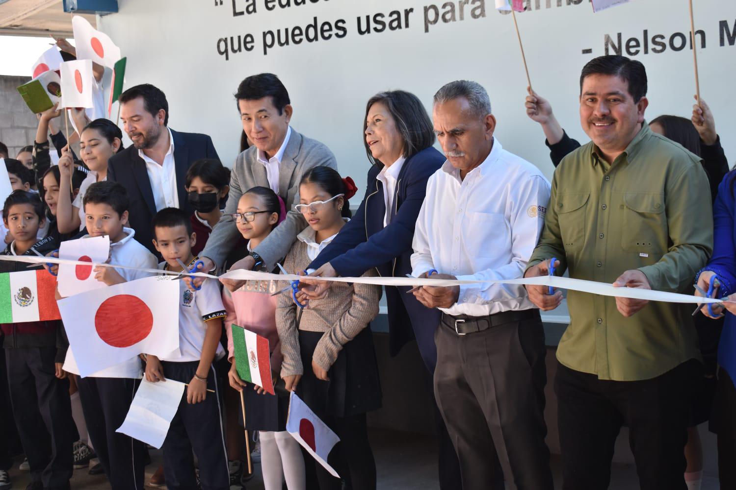 $!Japón dona a Culiacán más de $400 mil para construir lavamanos en escuelas