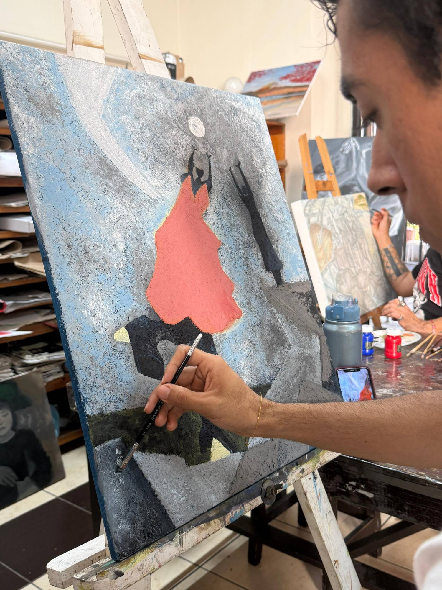 $!Este tipo de prácticas académicas permiten a los estudiantes reconocer la importancia de los grandes pintores mexicanos.