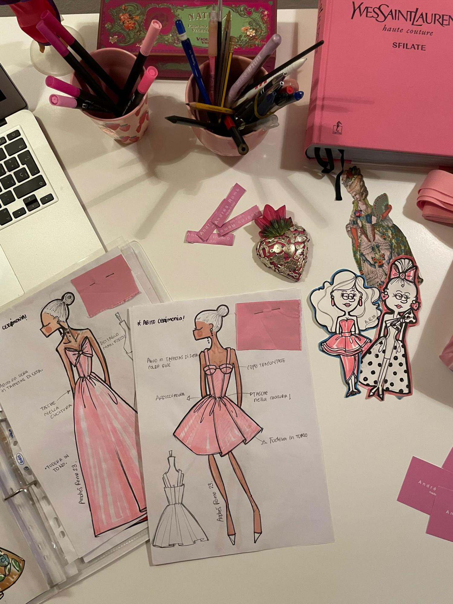 $!El artista del diseño trabaja en el estilo, los conceptos, la elección de telas y materiales para el vestuario.