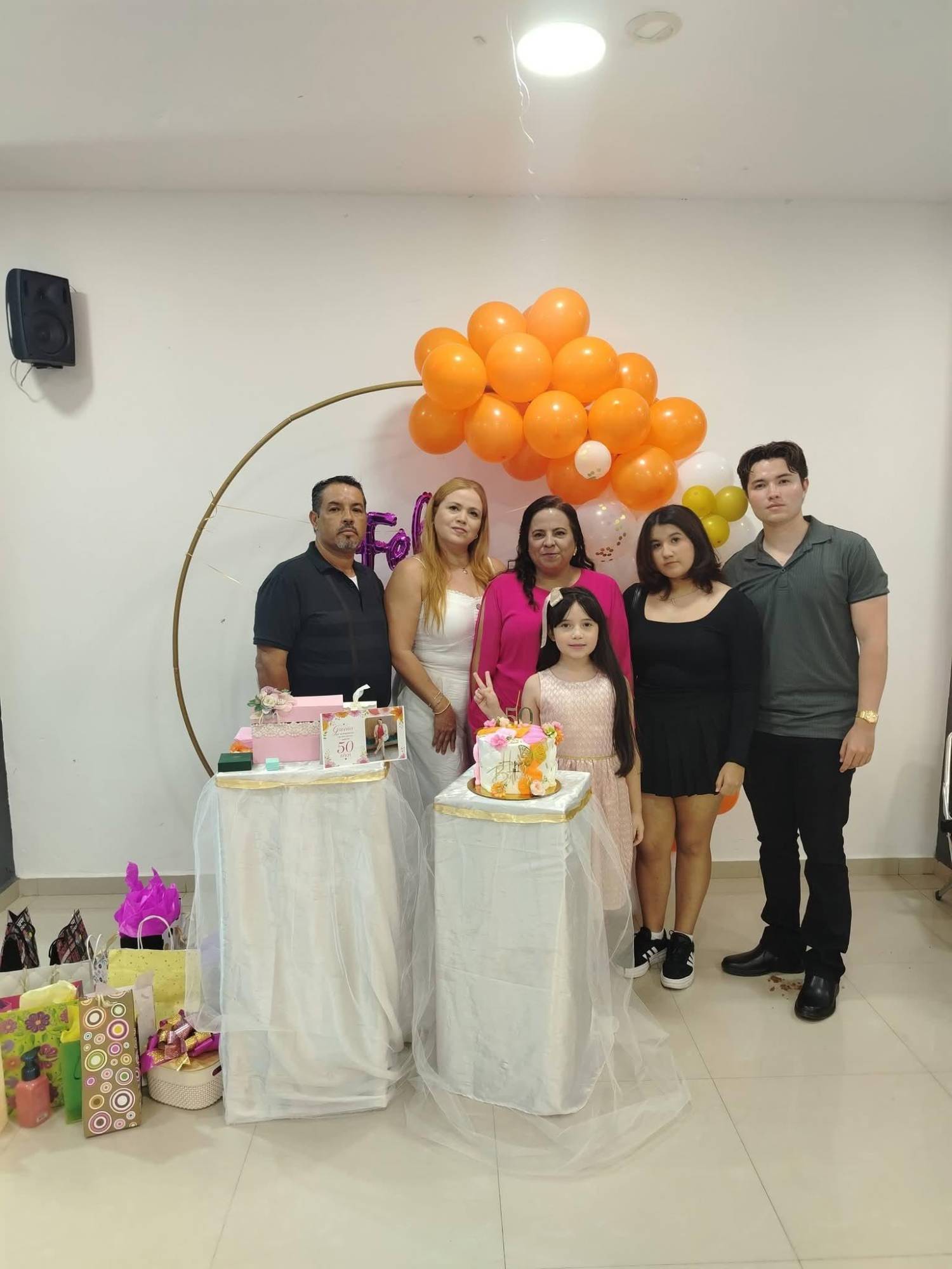 $!La familia Martínez Acosta estuvo en el festejo.