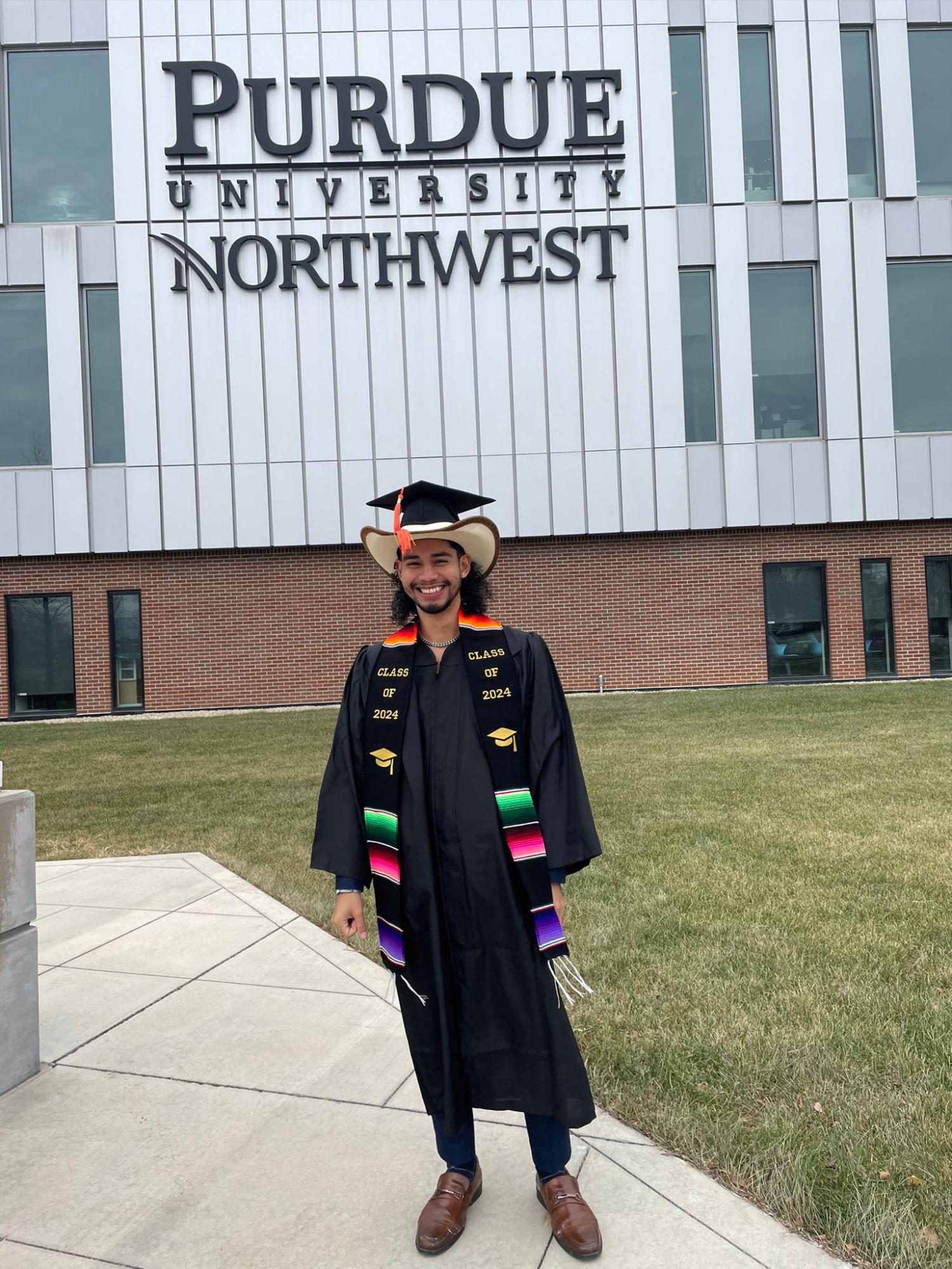 $!El día de su graduación.