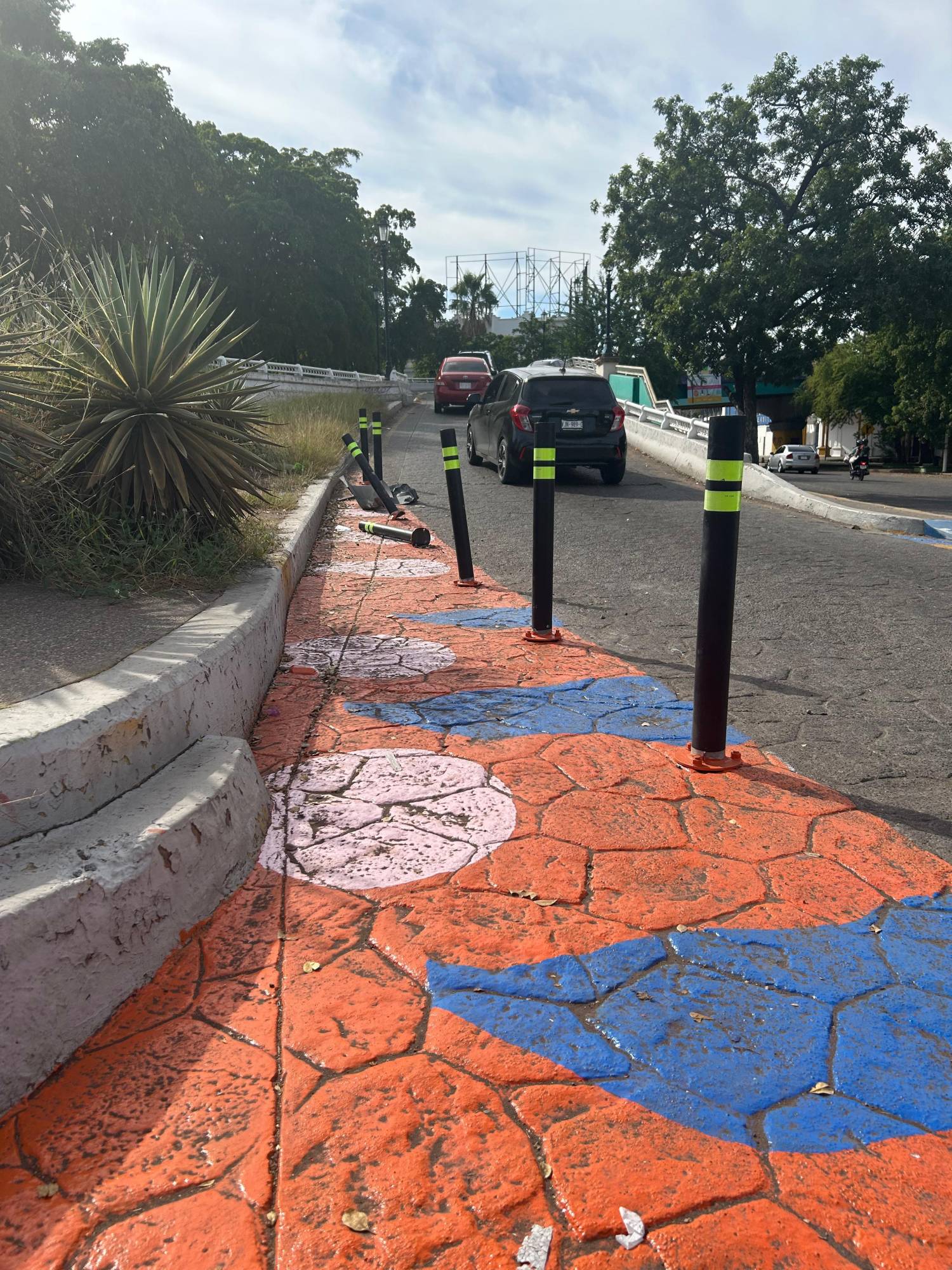 $!Denuncian falta de alumbrado público en cruce que será intervenido en el Centro, en Culiacán