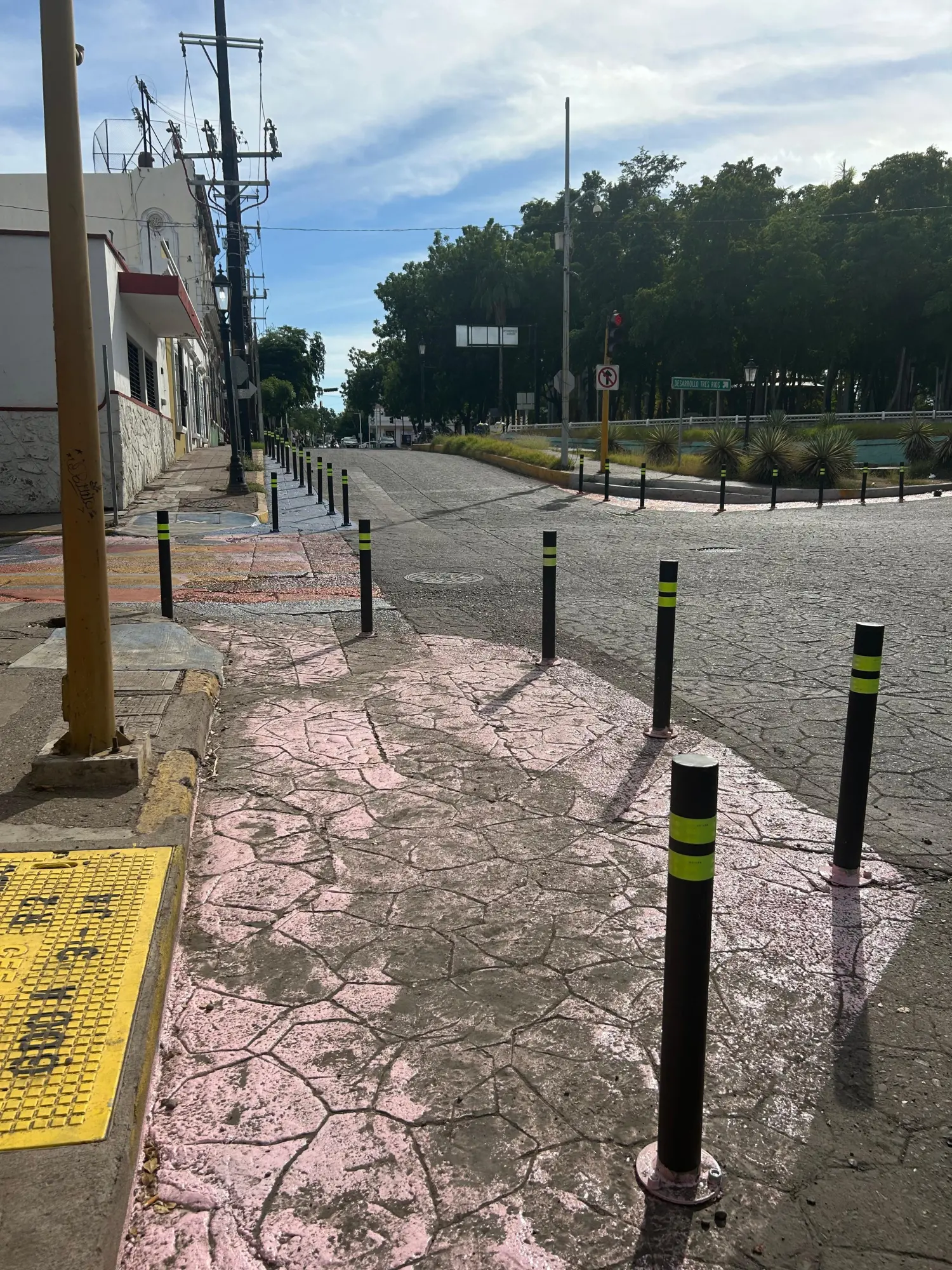 $!Denuncian falta de alumbrado público en cruce que será intervenido en el Centro, en Culiacán