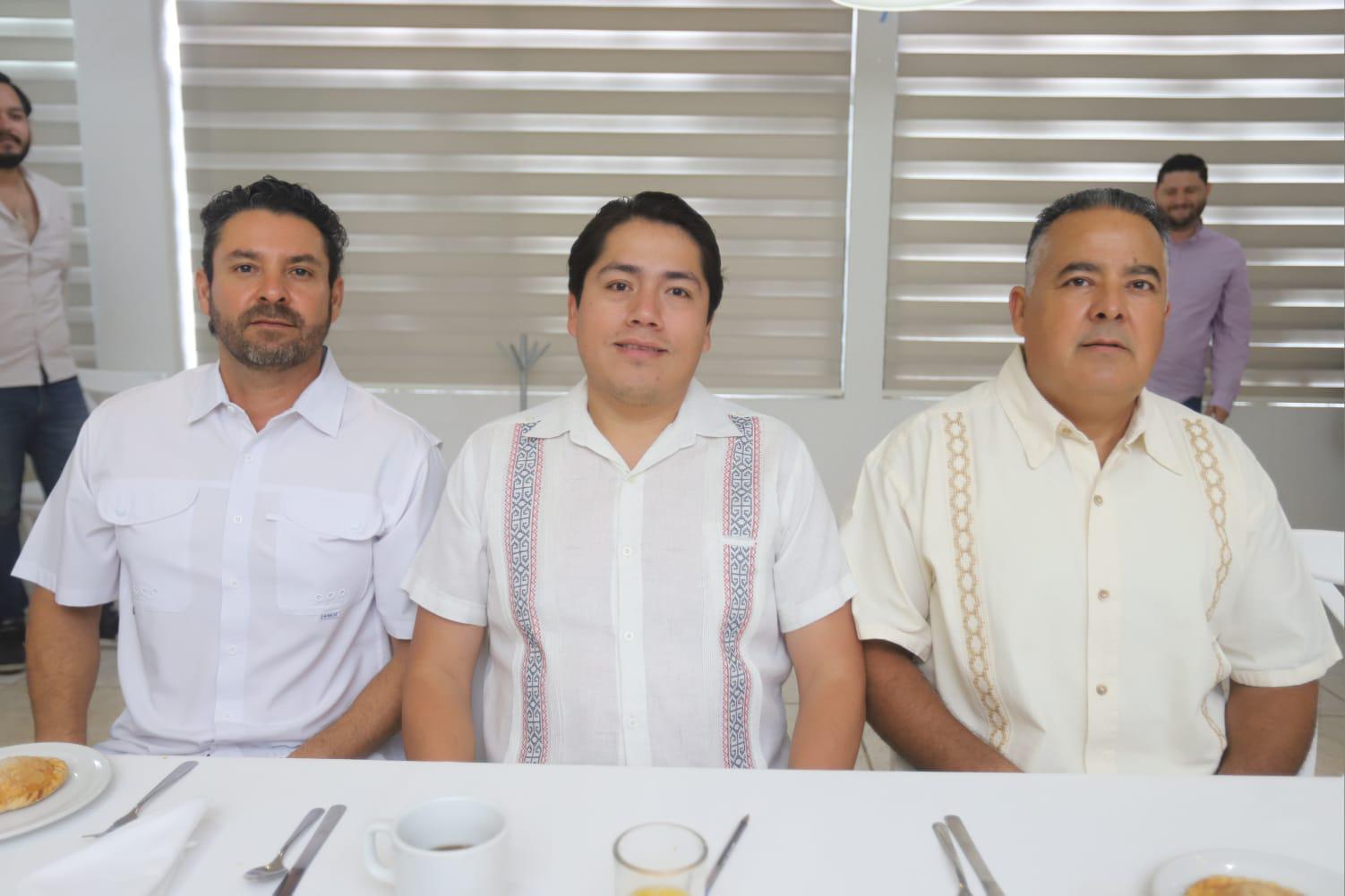 $!Irving García, Jesser Martínez y Guillermo Torres.