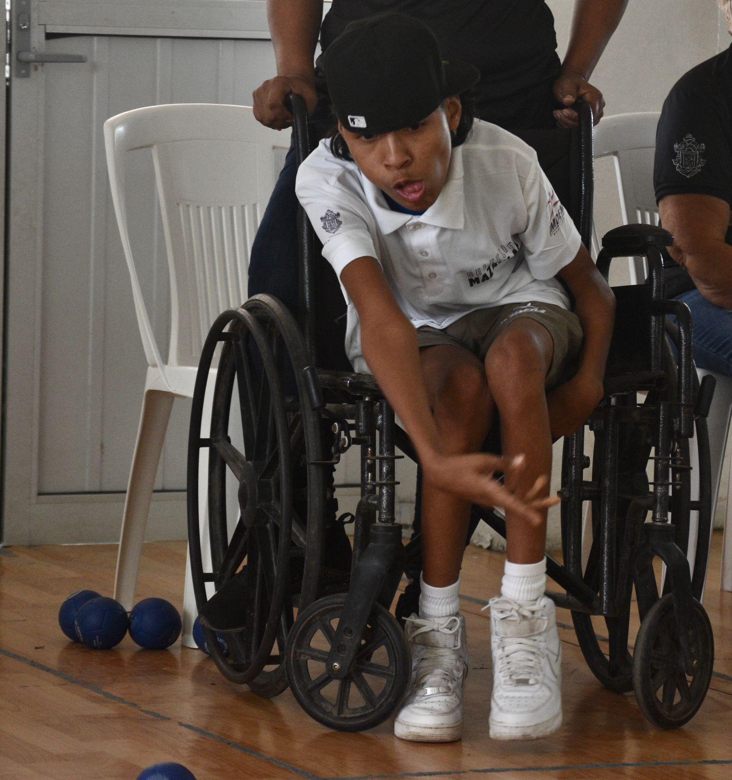 $!Paratletas ponen a prueba sus habilidades en exhibición de boccia