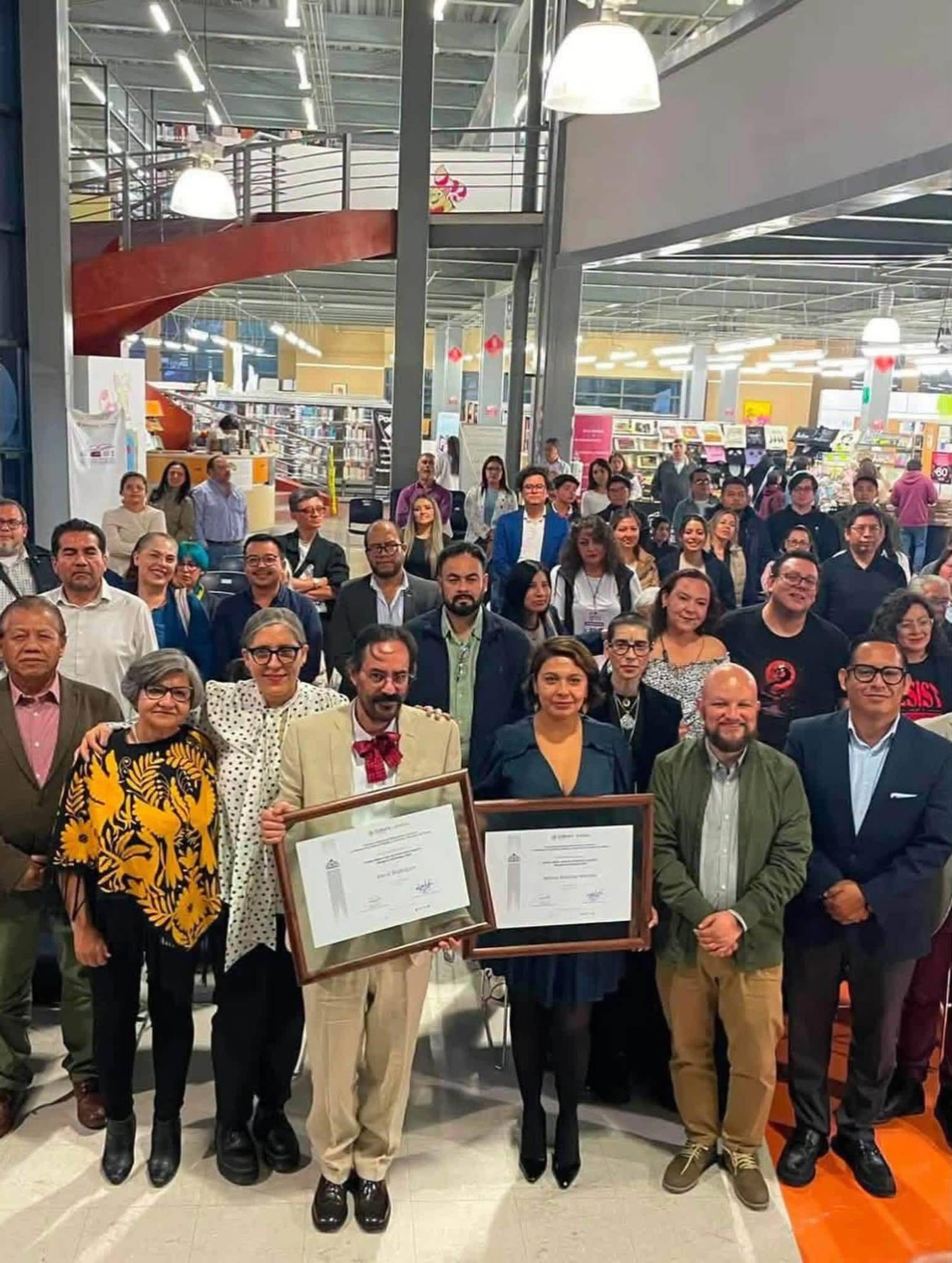 $!La ceremonia de premiación se llevó a cabo como parte de la Feria Internacional del Libro Infantil y Juvenil Hidalgo.