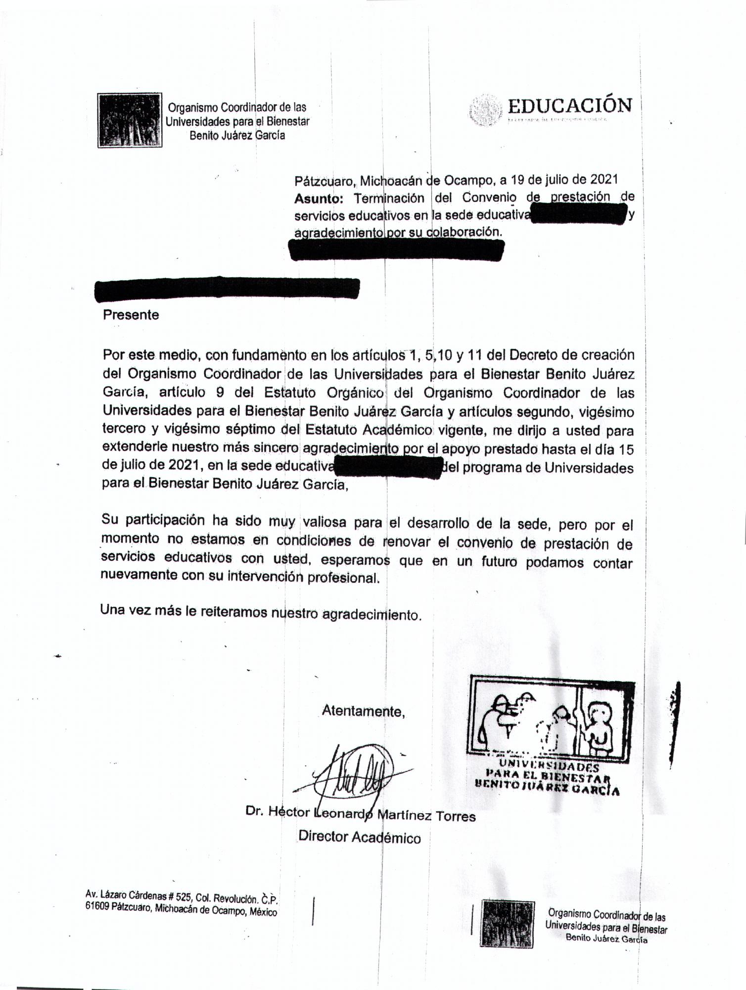 $!Convenios laborales ilegales y violatorios de la Ley Federal del Trabajo en las Universidades del Bienestar