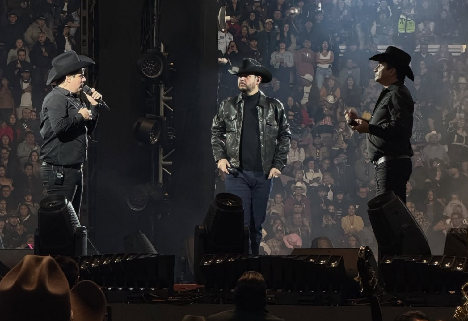 $!Alfredo Olivas, Edén Muñoz y Julión Álvarez.