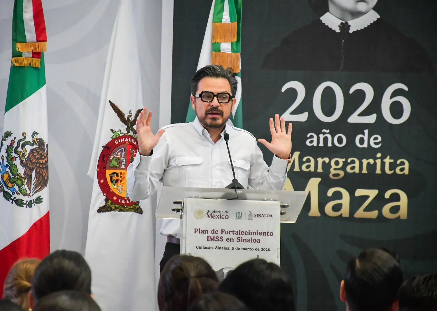 $!Presenta Zoé Robledo Plan de Fortalecimiento del IMSS en Sinaloa