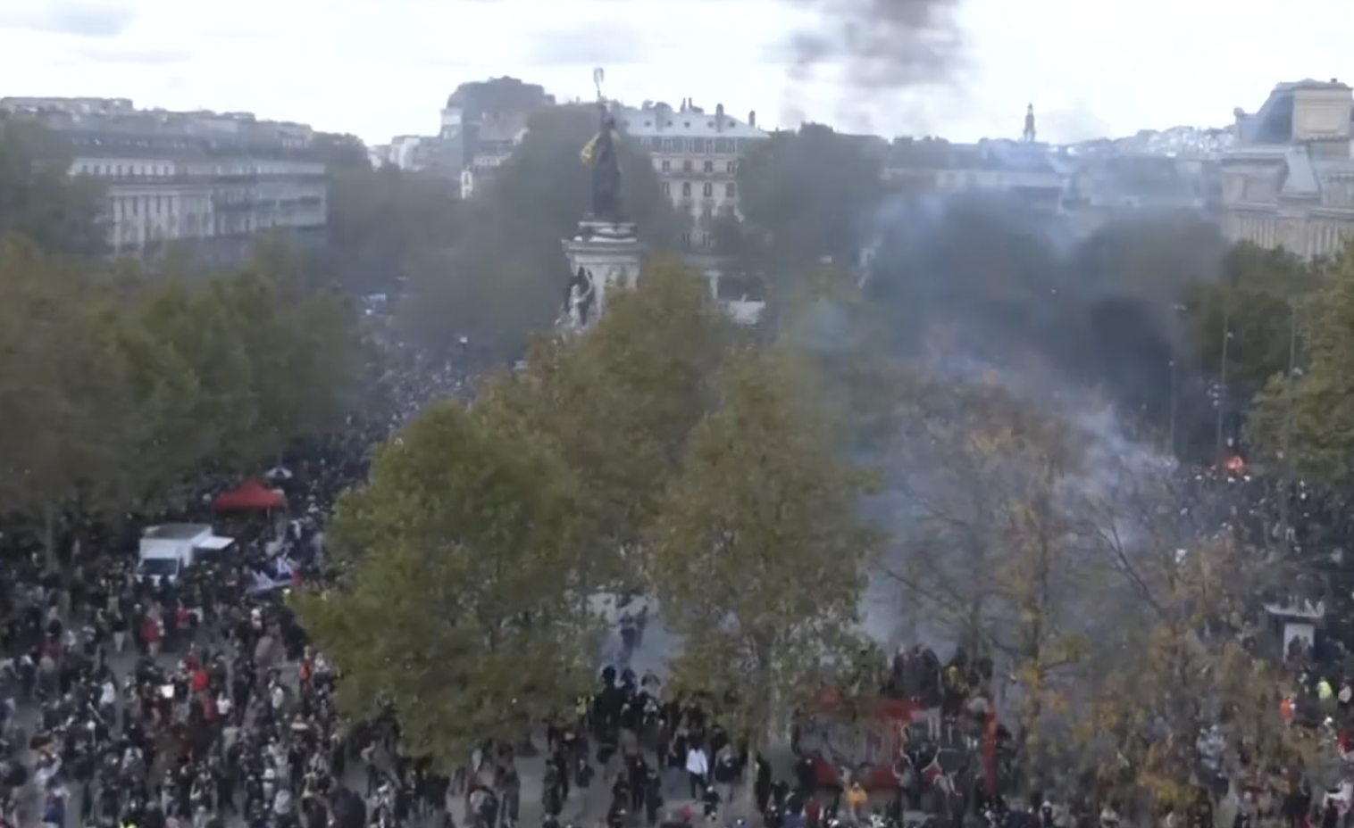 $!Jornada de protestas en Francia deja al menos mil 800 detenidos