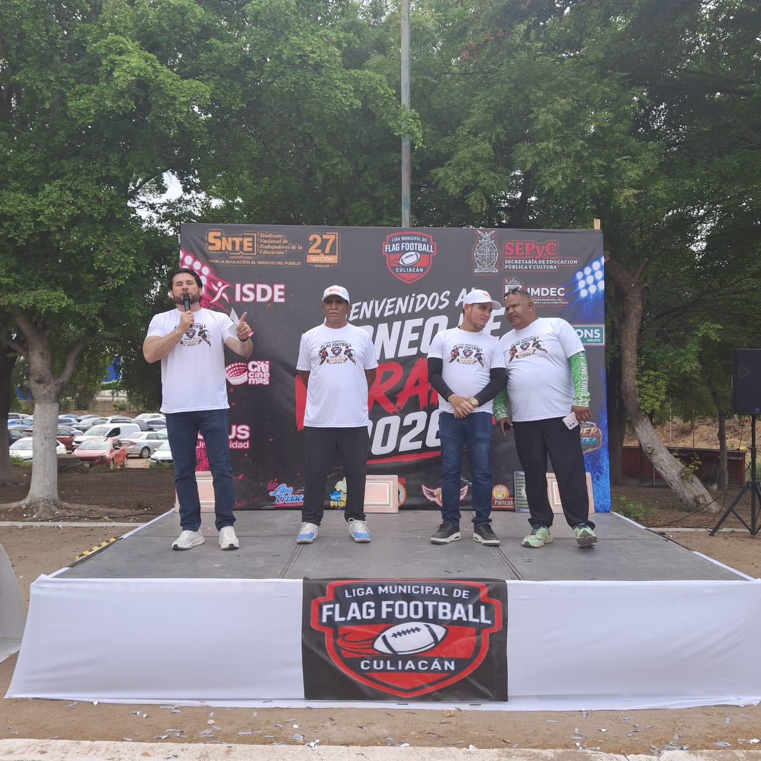 $!Inauguran con éxito la Liga Municipal Flag Football Verano 2026 en Culiacán