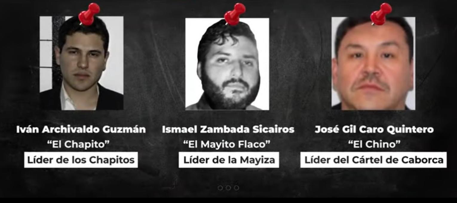 $!EU acusará a ‘El Chapito’, ‘El Mayito Flaco’, ‘El Pelo Chino’, ‘El Chapo Isidro’ y ‘El Músico’