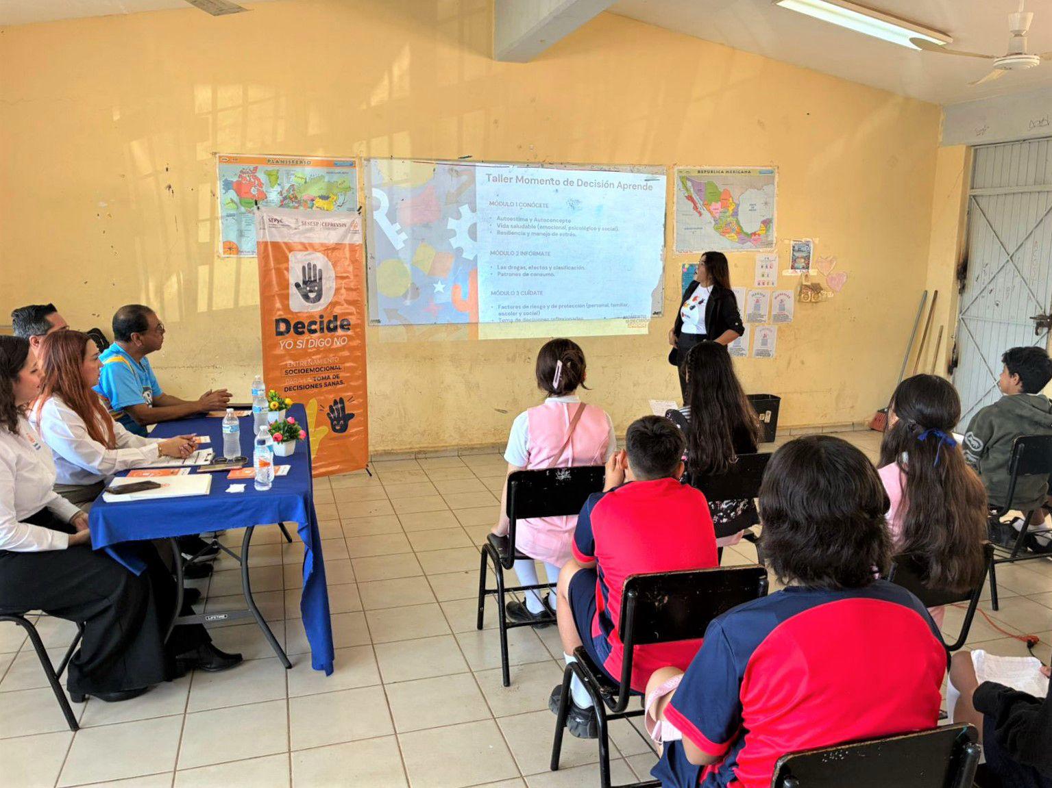 $!Protegen a más de 31 mil estudiantes sinaloenses con programa preventivo Decide