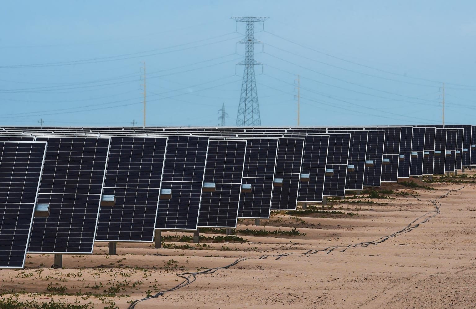 $!Primera fase de la planta fotovoltaica de Puerto Peñasco.