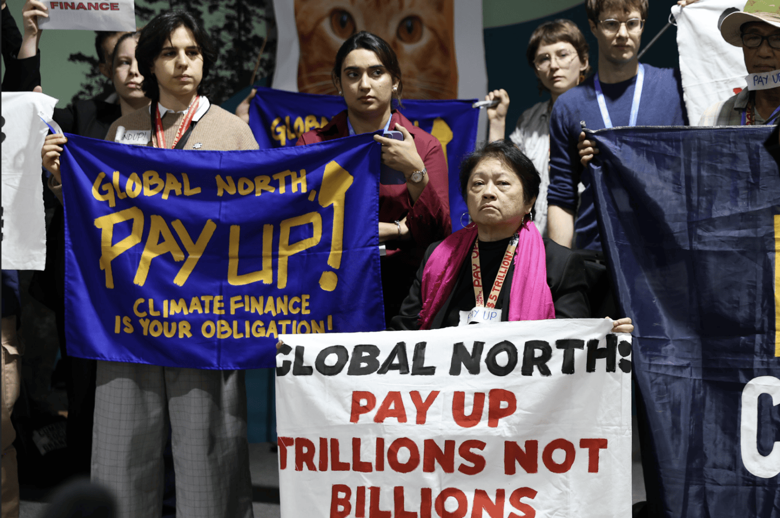 $!La sociedad civil pidió en la COP29 «trillions» (billones, en español) y no «billions» (miles de millones, en español) para el financiamiento climático.