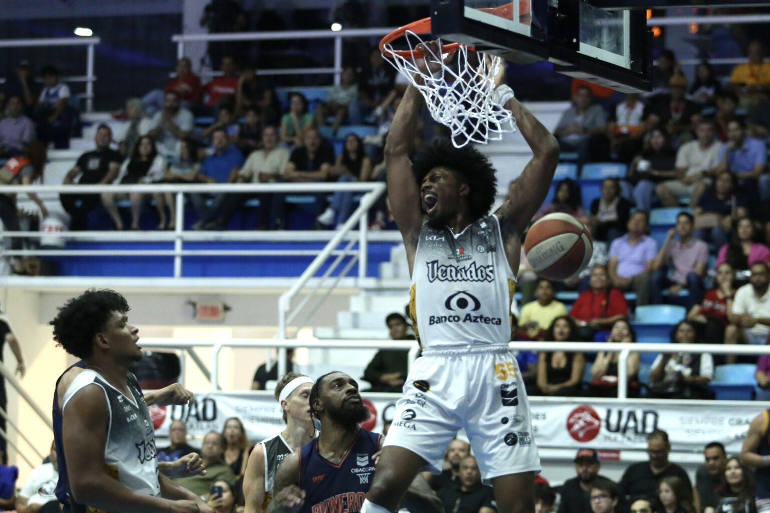 $!Venados Basketball muestra su dominio en la duela ante Pioneros de Los Mochis