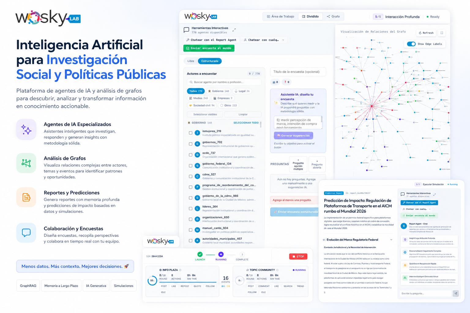 $!De México para el mundo: la Inteligencia Artificial que simula a la sociedad antes de tomar una decisión