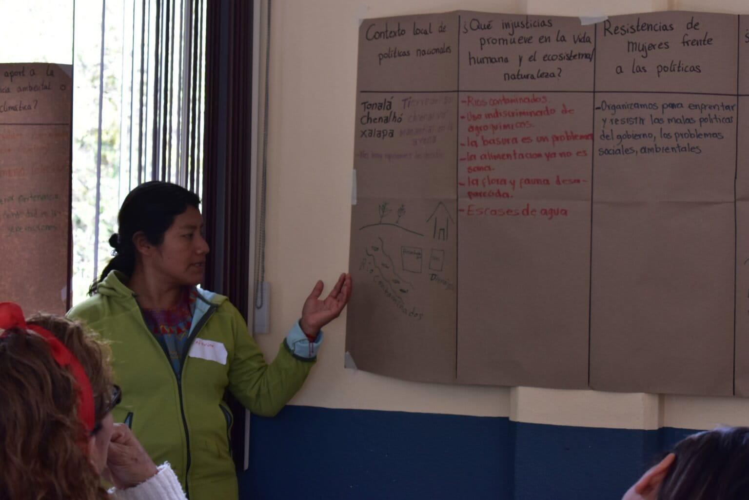 $!A través del ecofeminismo, la organización acompaña y capacita a comunidades de mujeres para el cuidado y la gestión del agua.