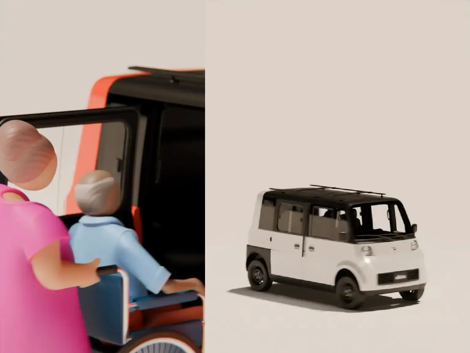 $!Se espera que el auto Olinia pueda transportar personas con discapacidad con facilidad.