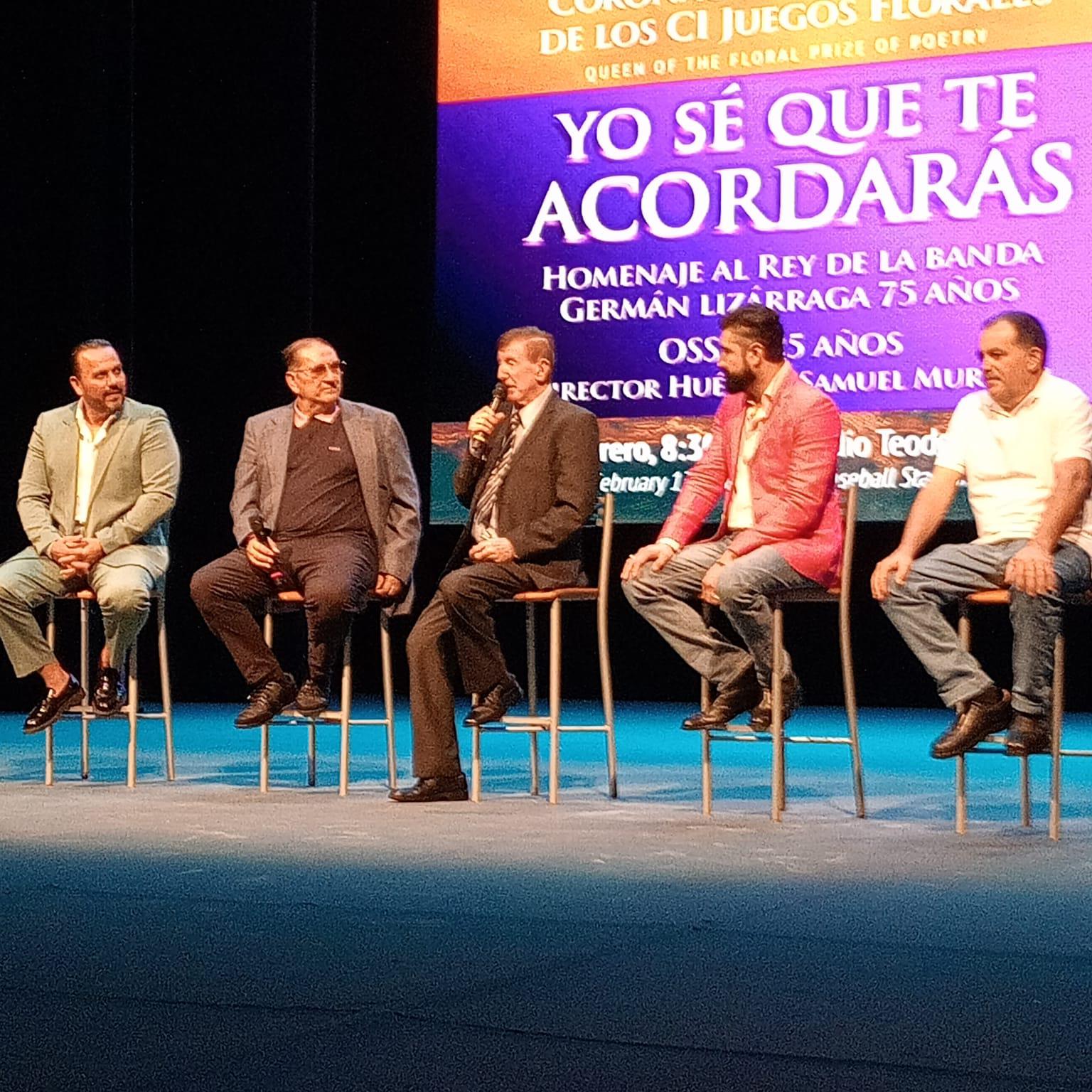 $!El homenajeado junto a su banda participará en un carro alegórico en ambos desfiles del Carnaval.