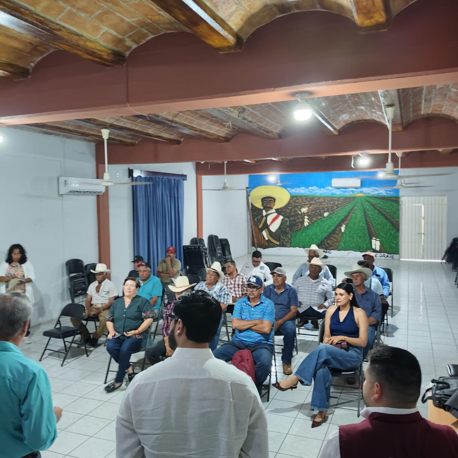 $!Condonan a ejidatarios de Escuinapa pagos pendientes con Financiera Rural