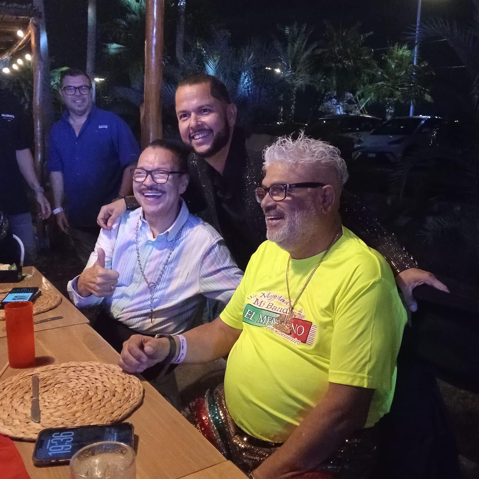 $!Toño Lizárraga junto a Julio Preciado y Casimiro Zamudio.