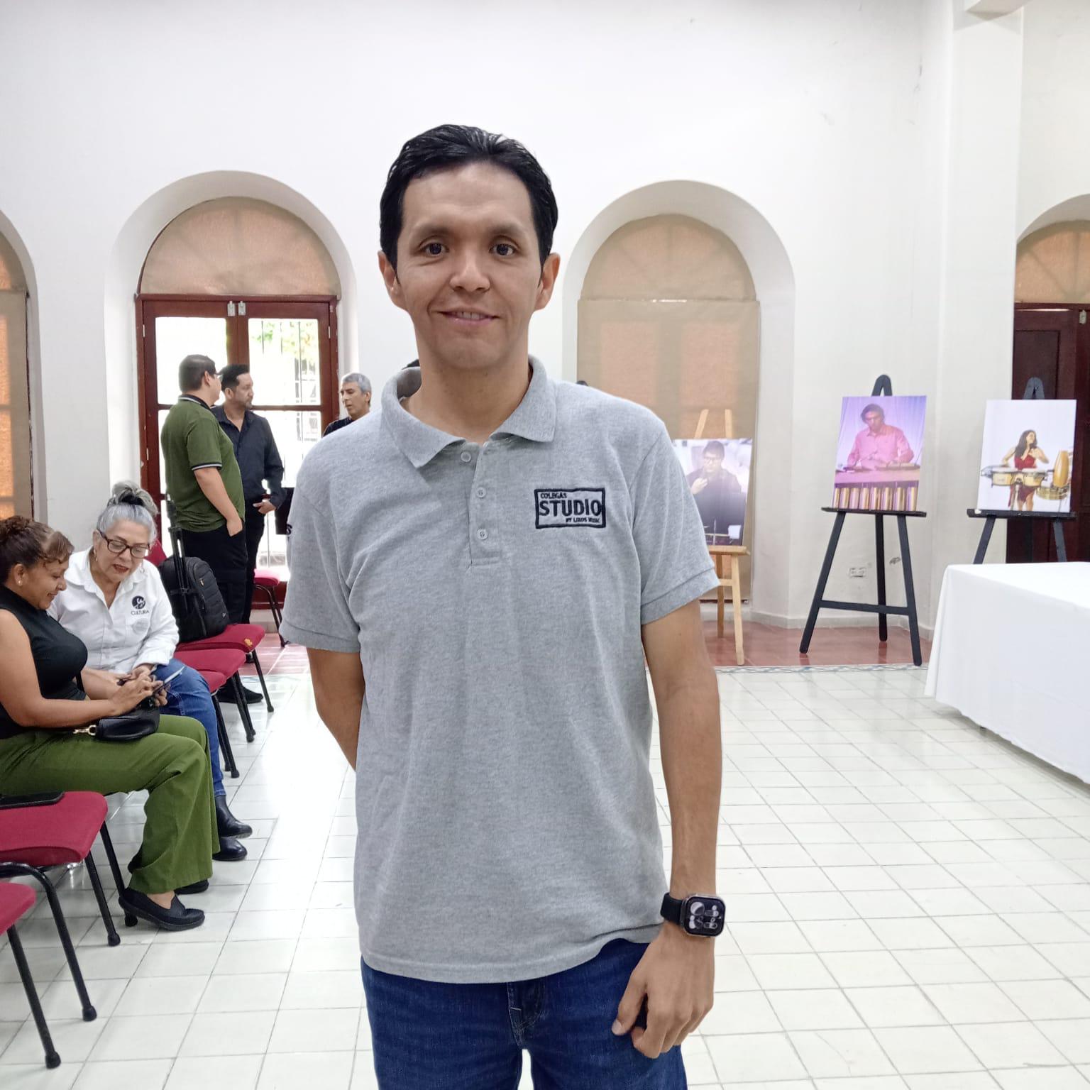$!El percusionista mazatleco Carlos Ruiz regresará a las aulas donde se formó para impartir talleres y conferencias en el Foro de Percusiones del CMA.