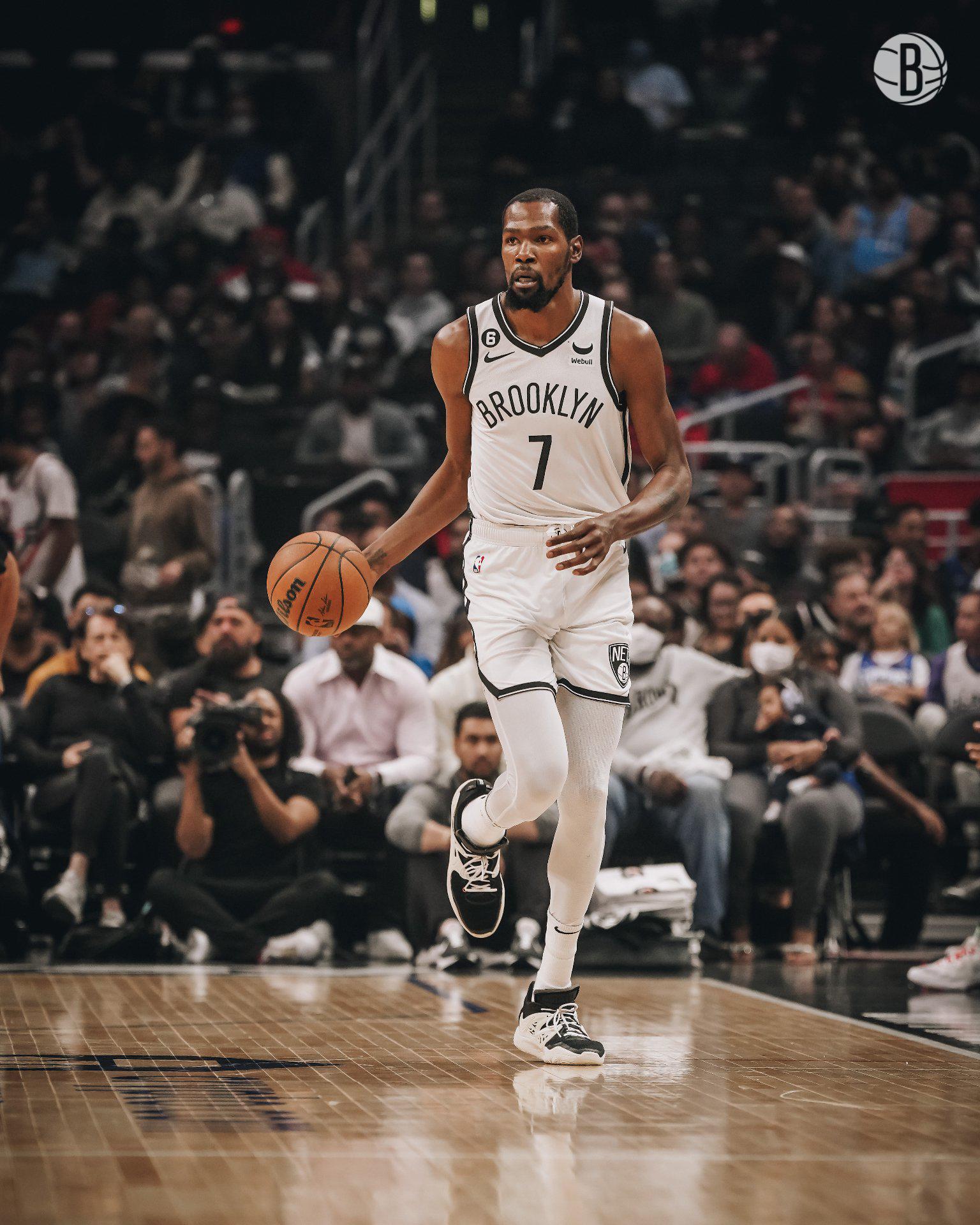 $!Brooklyn Nets vence a Los Ángeles Clippers con gran actuación de Kevin Durant