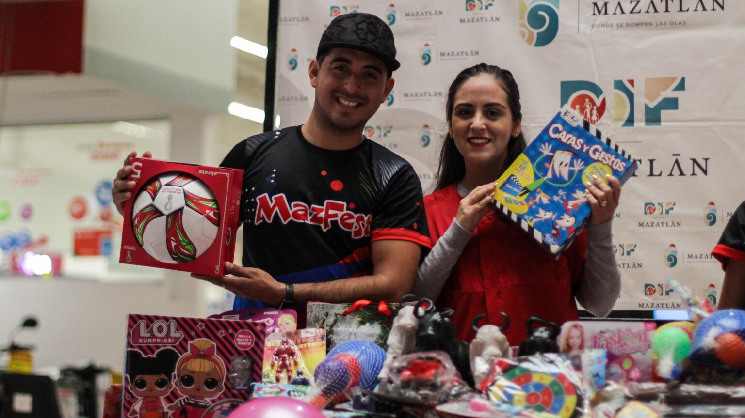 $!Venados de Mazatlán se suma a campaña ‘Un Juguete por Sonrisas’