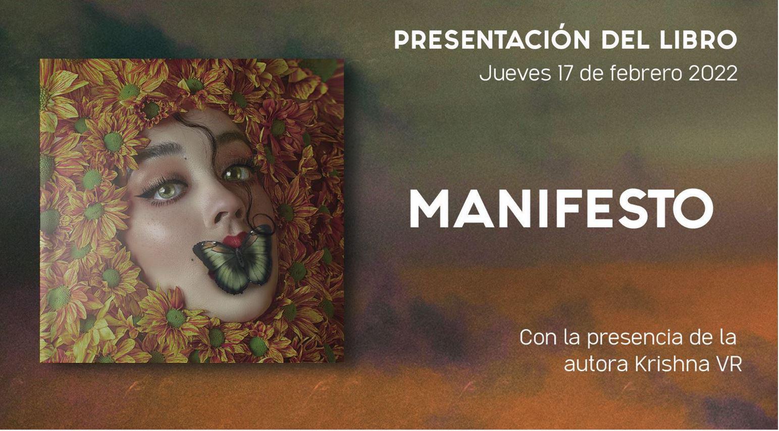 $!Este jueves, Krishna VR presenta su libro Manifiesto en Ciudad de México